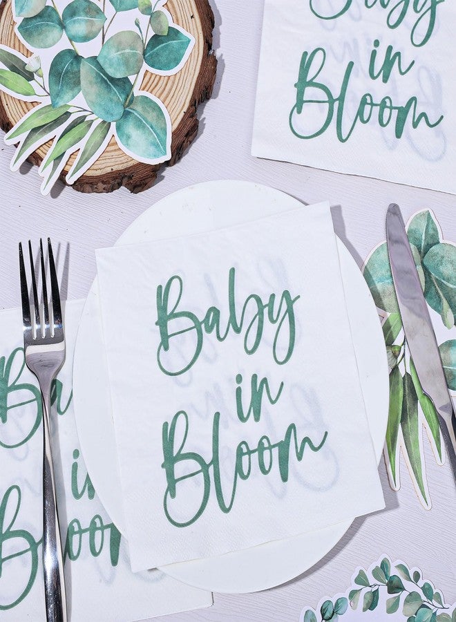 وولاين مجموعة مناديل ورقية من والين، 80 قطعة، لون أخضر فاتح، بتصميم "بيبي إن ألوم"، للاستخدام مرة واحدة، مناسبة لحفلات أعياد الميلاد، الغداء، العشاء، ولتزيين المنزل والمطبخ والحفلات، مقاس 6.5 × 6.5 بوصة - Image 3